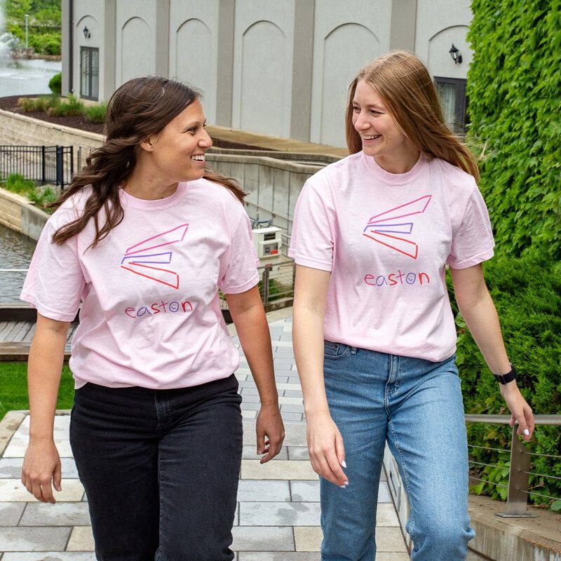 Easton x Happiness Project 'Everyone Goes Through Slumps' Tee, Pink, Adult L