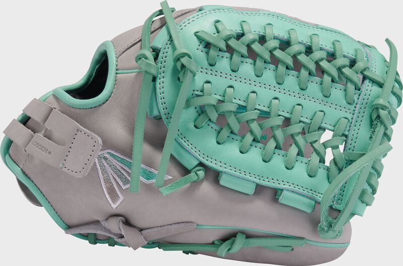 Professional Collection Color Splash 2.0 Grey/Mint 12" Fastpitch Utility Glove, Left Hand Throw
