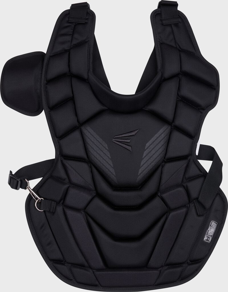Front of a black Gametime chest protector