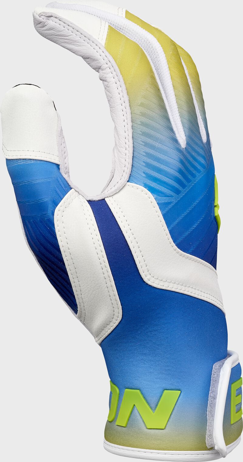 Walk-Off Ethos Hazy Collection Batting Gloves, Neptune Breeze, Adult S