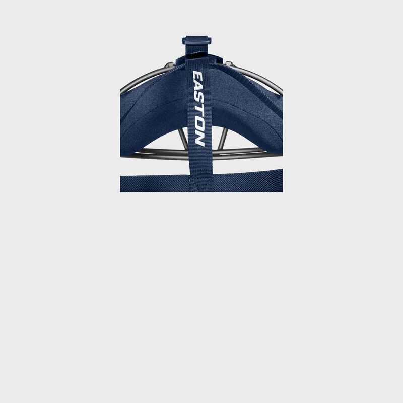 Top padding of a navy Hyperlite Catcher's Mask
