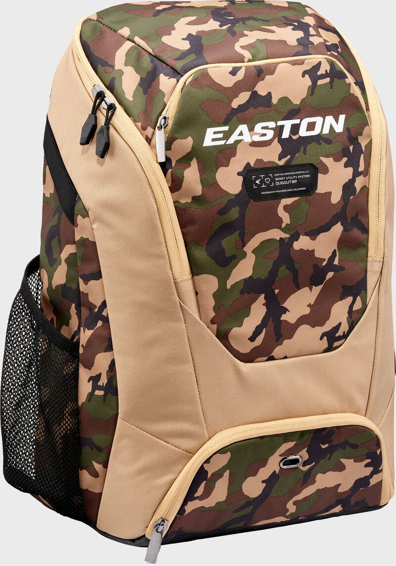Dugout Backpack, Tan/Army Camo