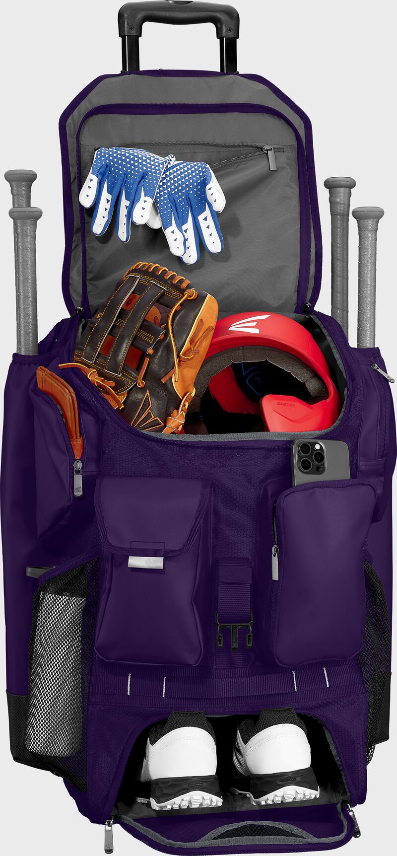 5-Tool Phenom Wheeled Bag, Purple