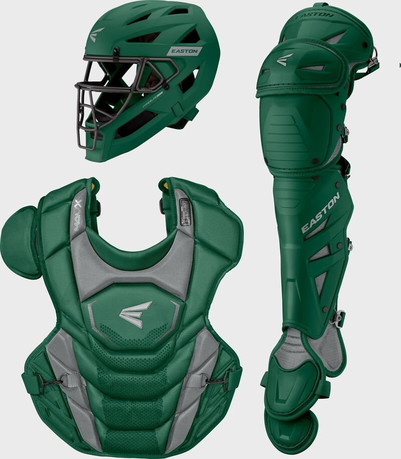 Easton MAV X Catcher's Gear, Dark Green, L