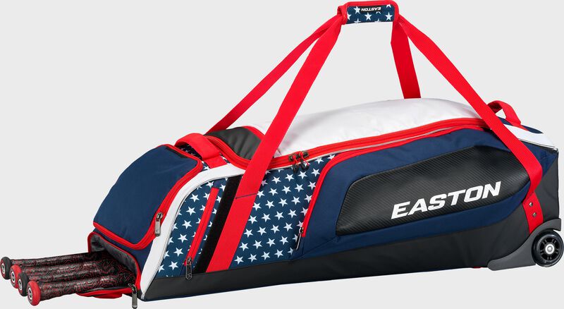 Easton Catcher's Wheeled Bag Stars & Stripes