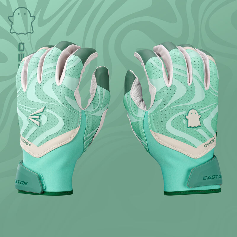 Easton Ghost Ethos Unlimited Green Fastpitch Batting Gloves, Women's S