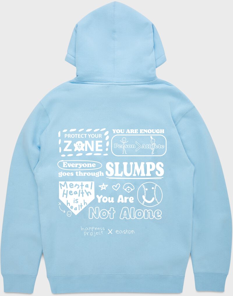 Easton x Happiness Project Collage Unisex Hoodie, Blue, Adult S