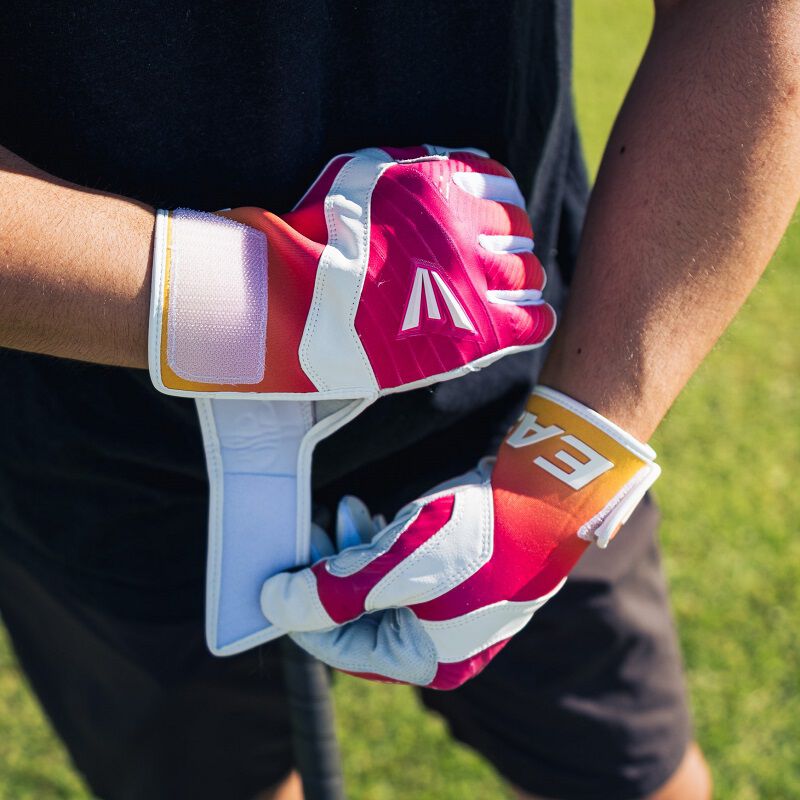 Walk-Off Ethos Hazy Collection Batting Gloves, Malibu Sunset, Adult L