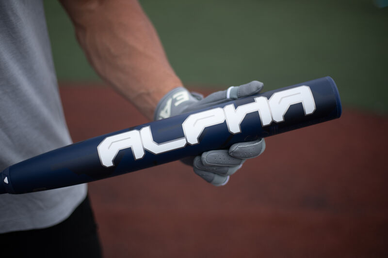 2025 Easton Alpha USA Two-Piece Loaded Slowpitch Bat, 27 oz