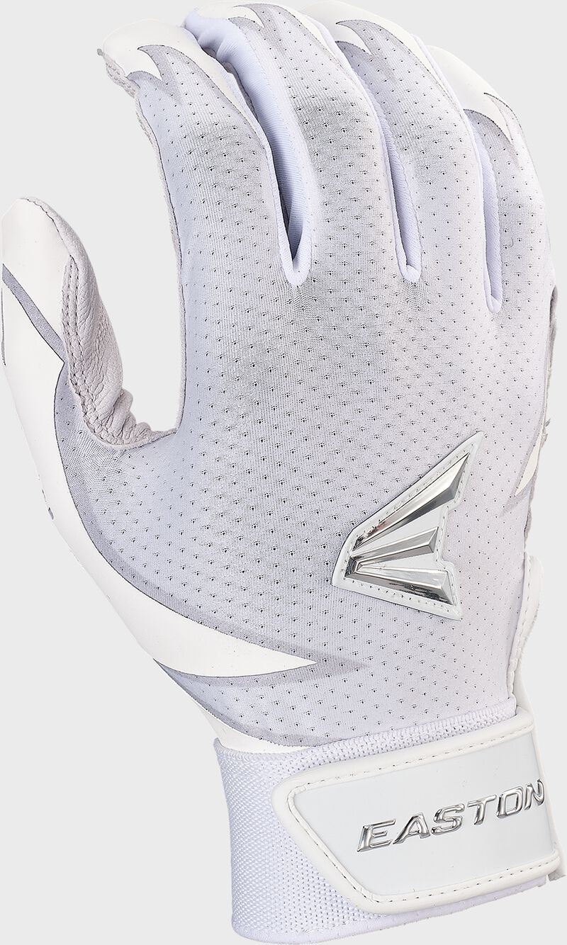 E0770 Easton Men's PRO Slowpitch Batting Gloves White 2XL loading=